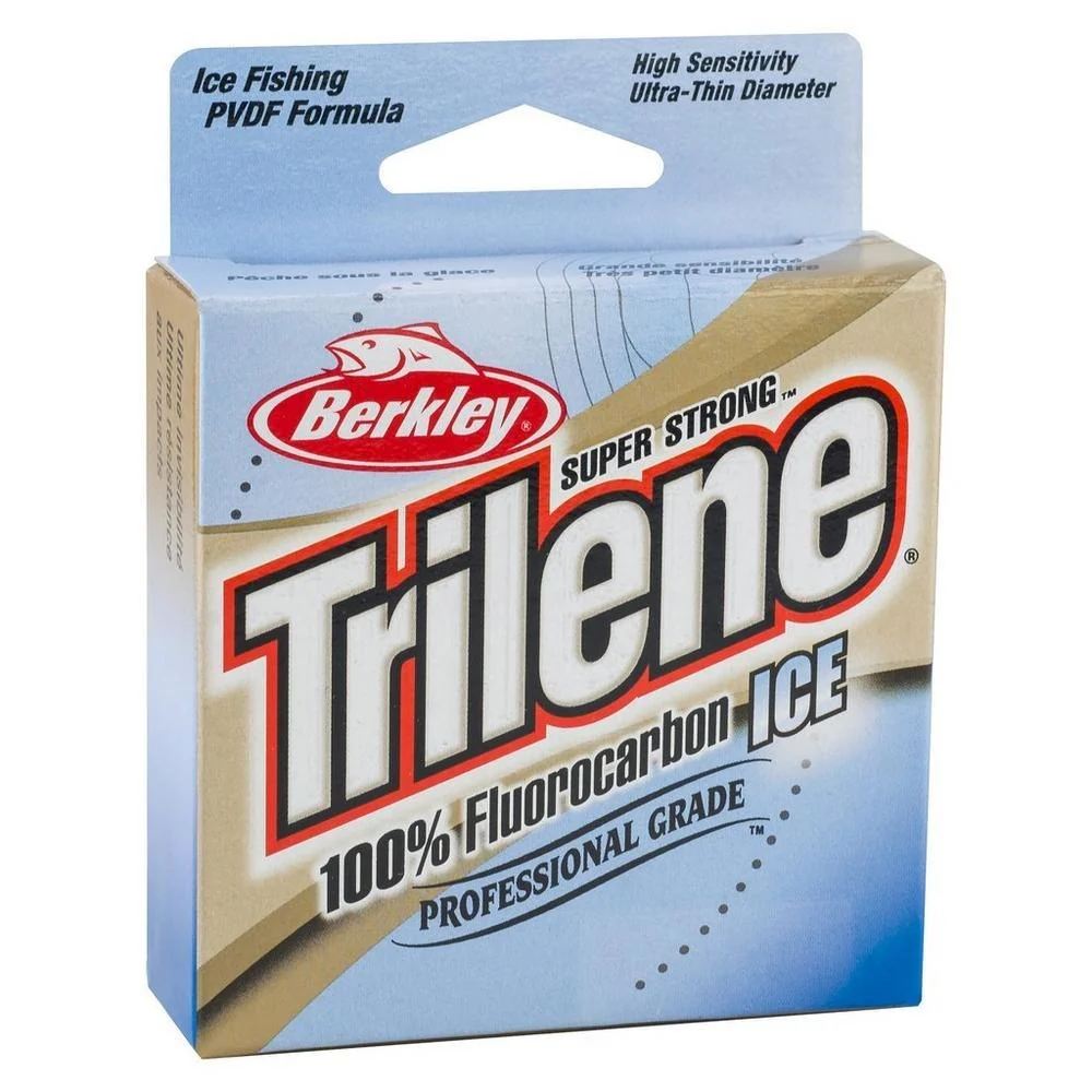 Berkley Trilene 100% Fluorocarbon Ice Clear Fishing Line 75YDS - Image 2