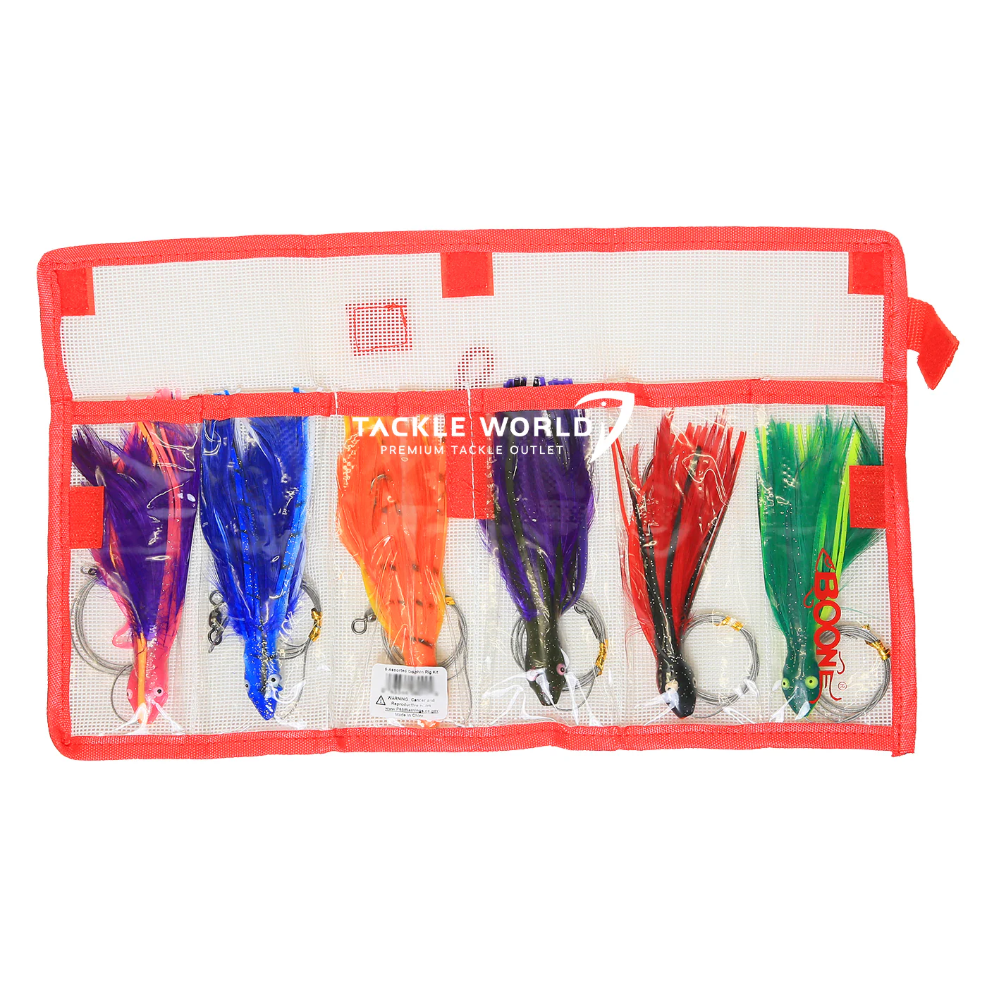 Boone Assorted 6pk Dolphin Rig Kit