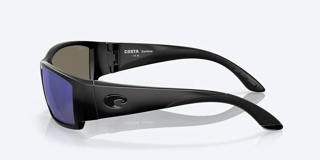 Costa Corbina Blackout Frame With Mirror Blue Lens 580G Polarized Sunglasses - Image 3