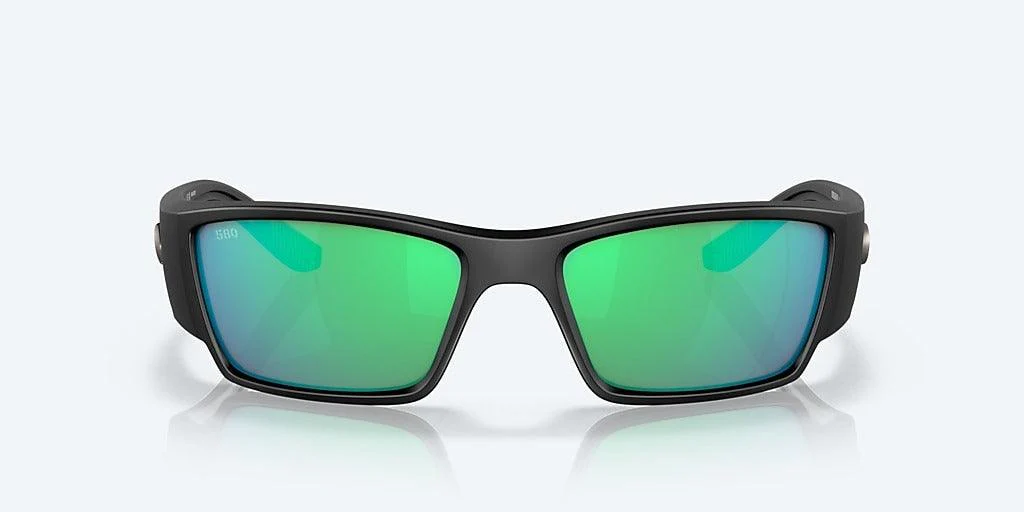 Costa Corbina Pro Matte Black Frame with Green Mirror Lens 580G Polarized Sunglasses - Image 3