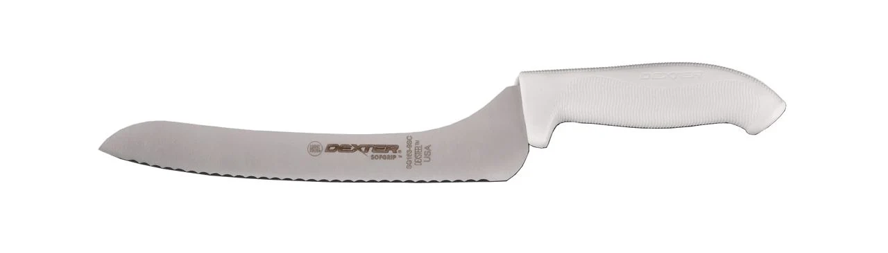 Dexter Russell SG163-9SC 9" Sofgrip Offset Scalloped Knives