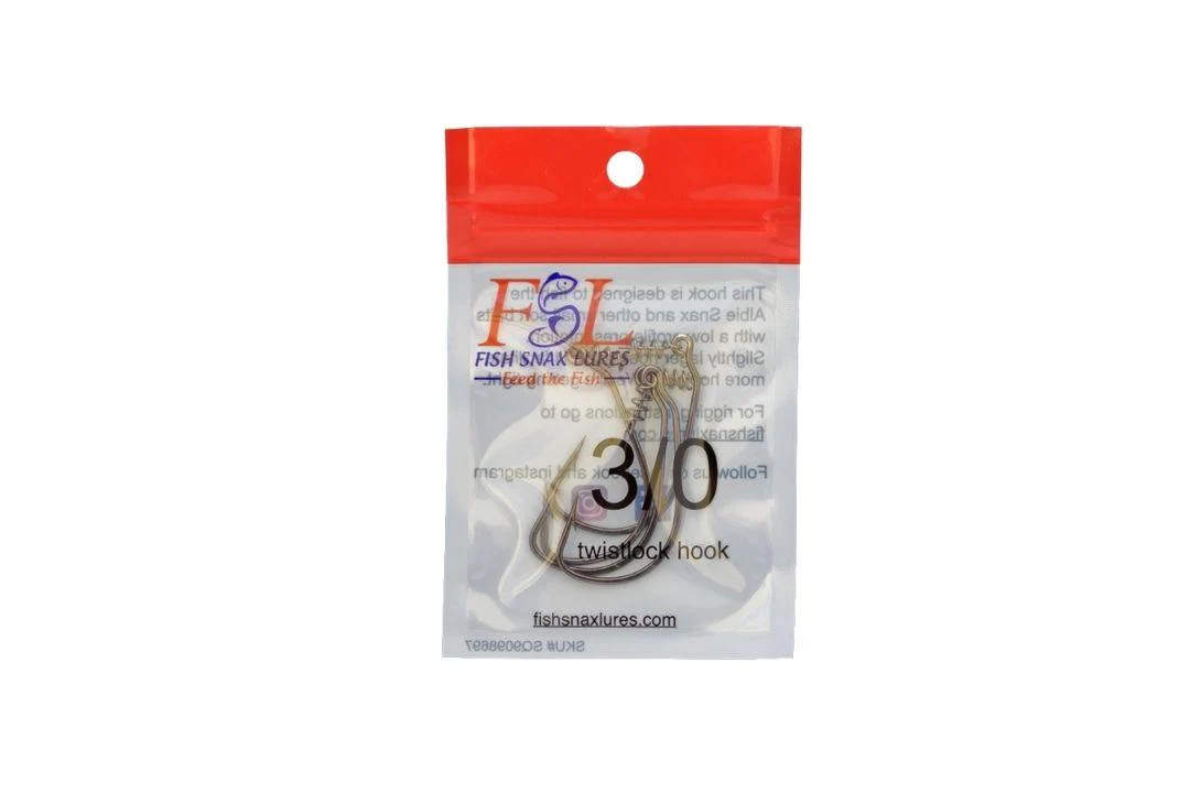 Fish Snax Lures Twistlock Hooks