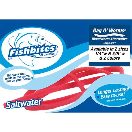 Fishbites Longer Lasting Bag O' Worms Soft Baits - Image 2