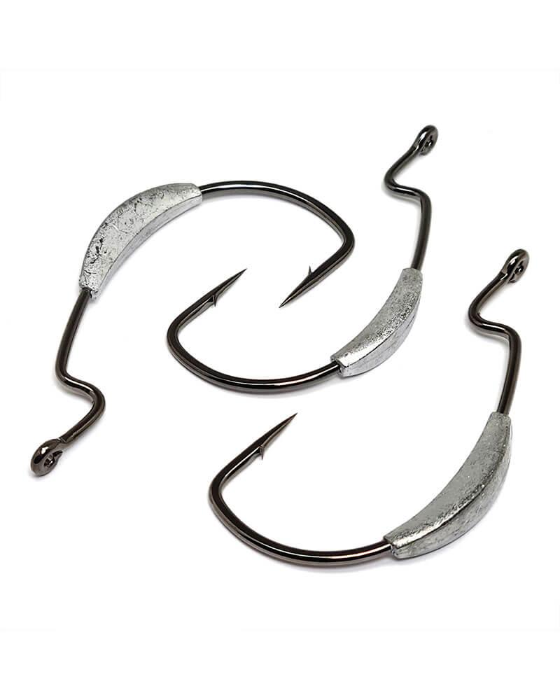 Gamakatsu Extra Wide Gap (EWG) Monster Weighted Hooks NS Black - Image 3