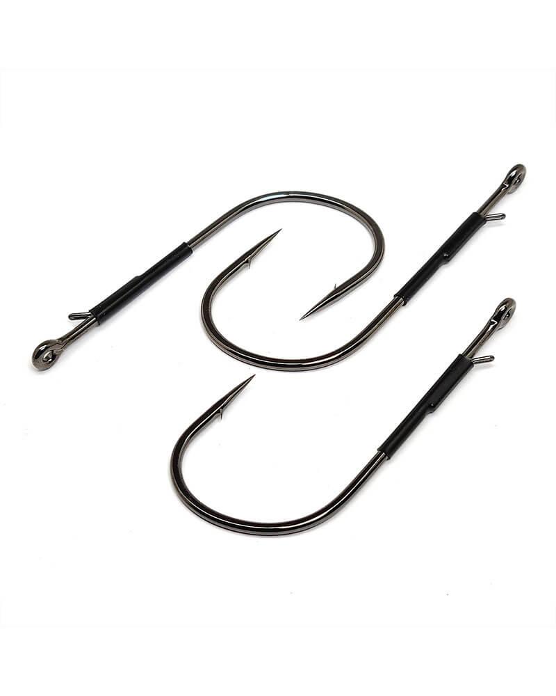 Gamakatsu Heavy Cover Worm with Tin Keeper Hooks NS Black - Image 3