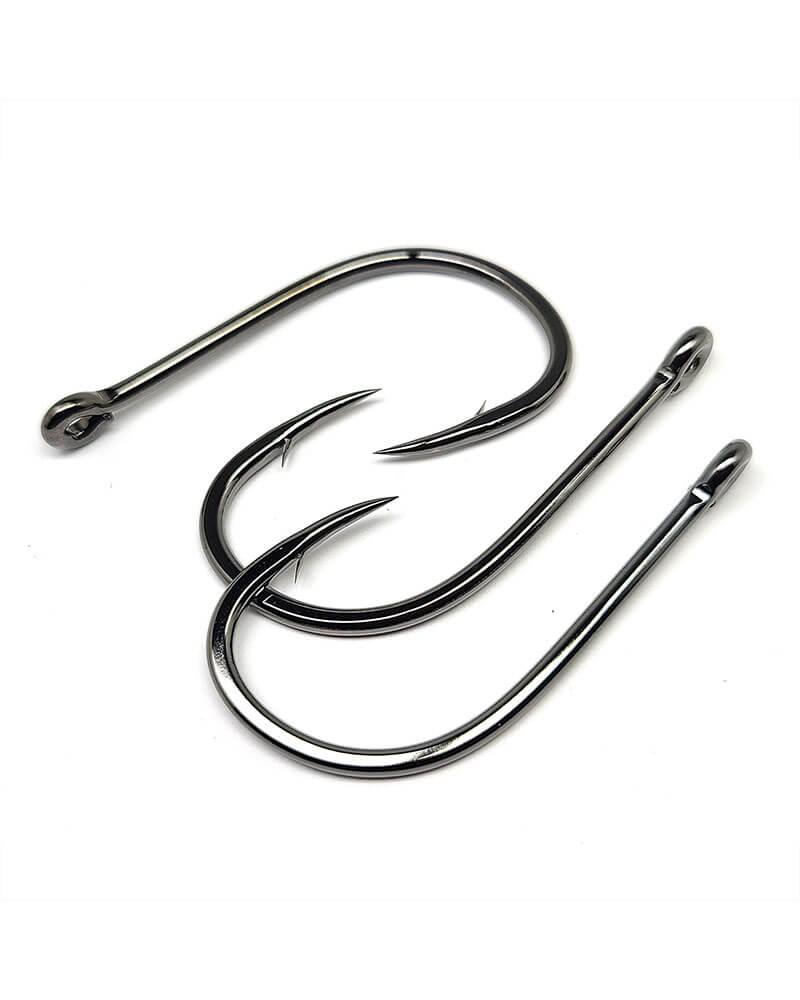 Gamakatsu Octopus Straight Eye 4x Strong In-Line Point Hooks NS Black - Image 3