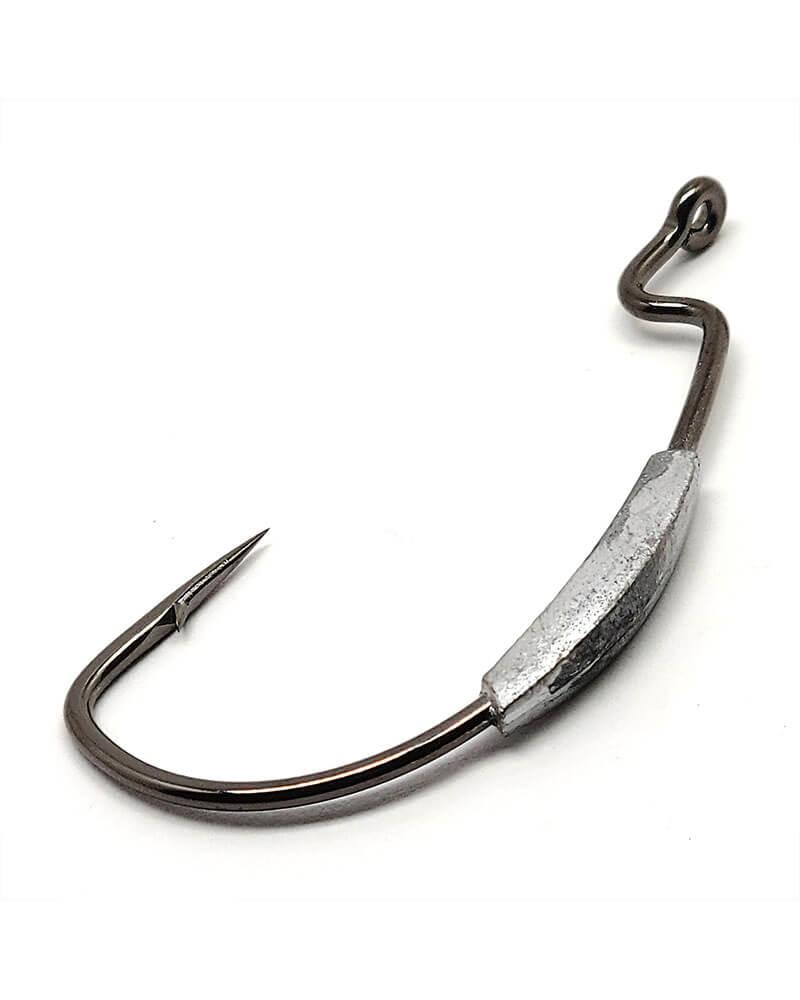 Gamakatsu Worm Superline Extra Wide Gap (EWG) Weighted Hooks NS Black - Image 2