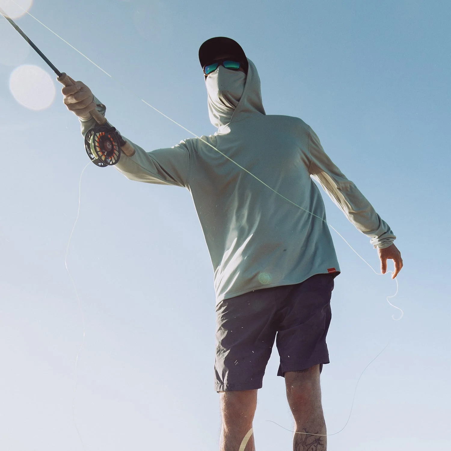 Grundens Tough Sun Masked Hoodie - Image 7