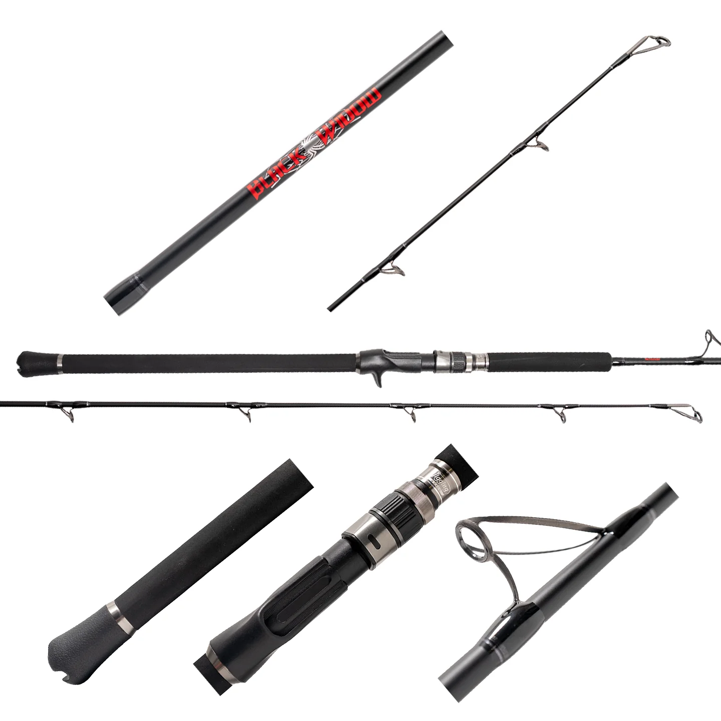Jigging World Black Widow 2.0 Long Fall Casting Rods