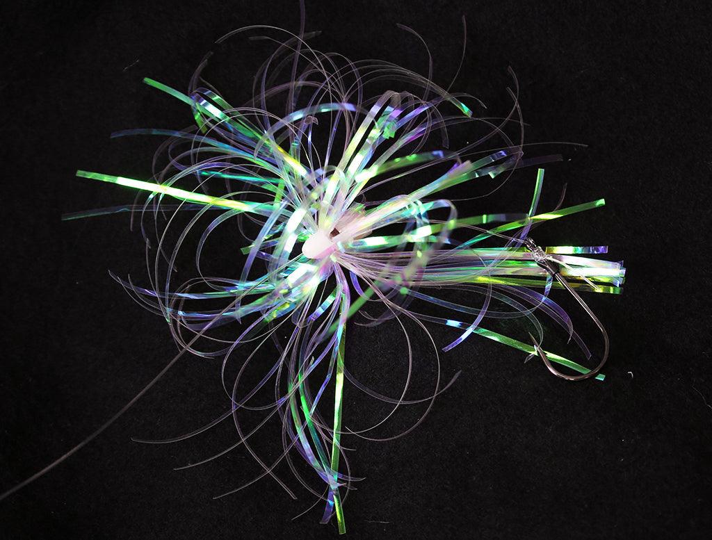 Jigging World Hi-Lo Flasher Rigs with Grub Holder Hooks - Image 3