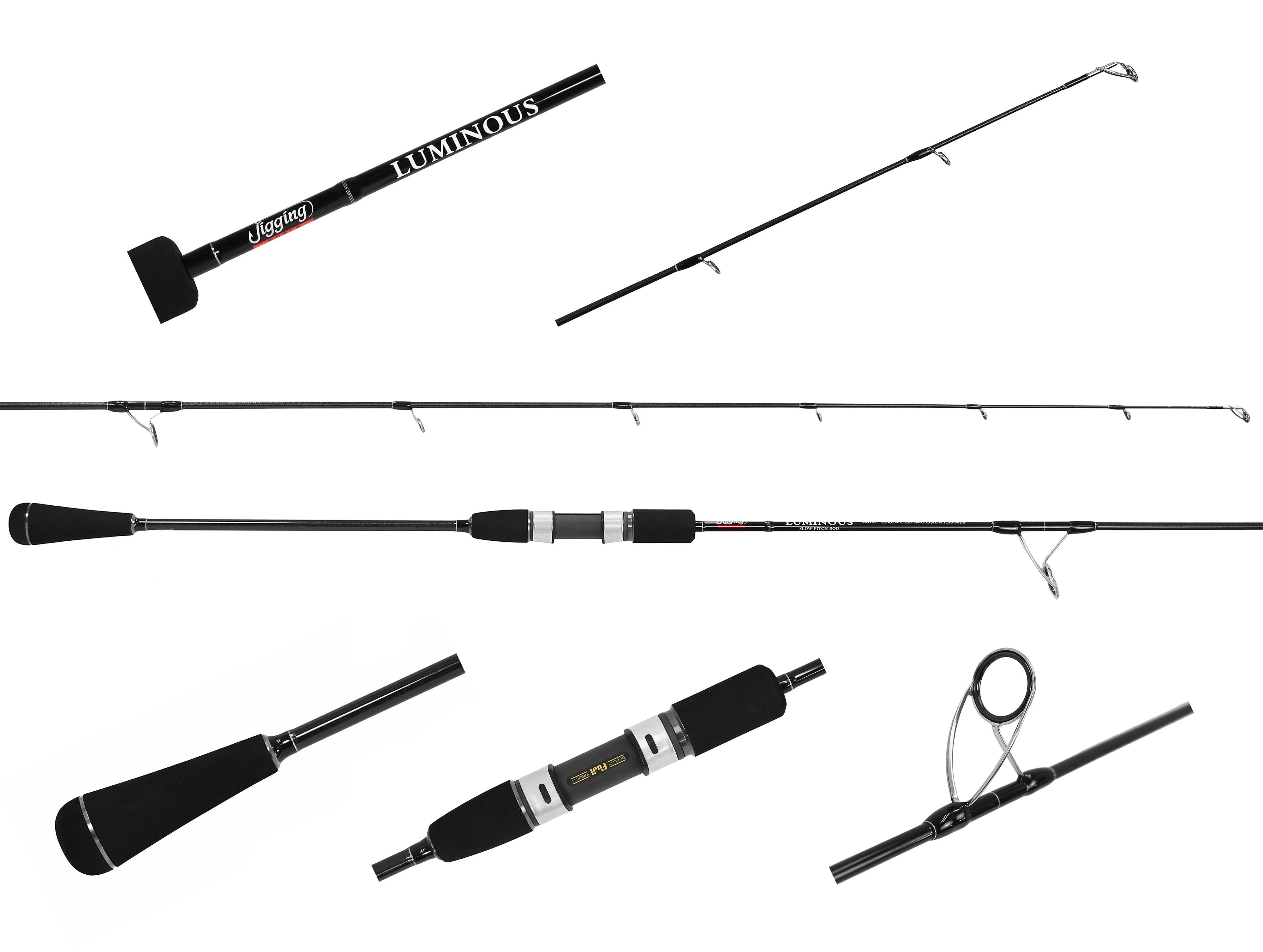 Jigging World Luminous Slow Pitch Spinning Rods