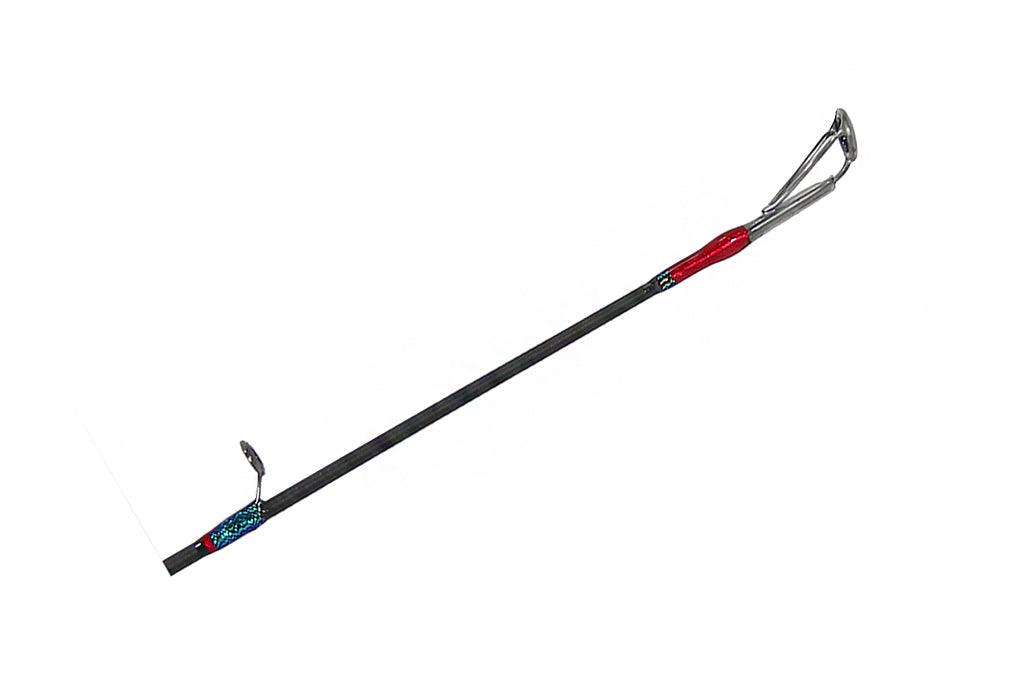 Jigging World MK2 7'6" Custom Spinning Rod - Blue/Red - Image 9