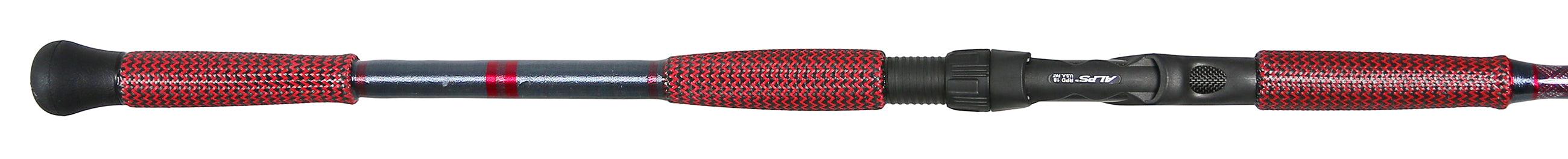 Jigging World MK2 7'6" Custom Spinning Rod - Red - Image 3
