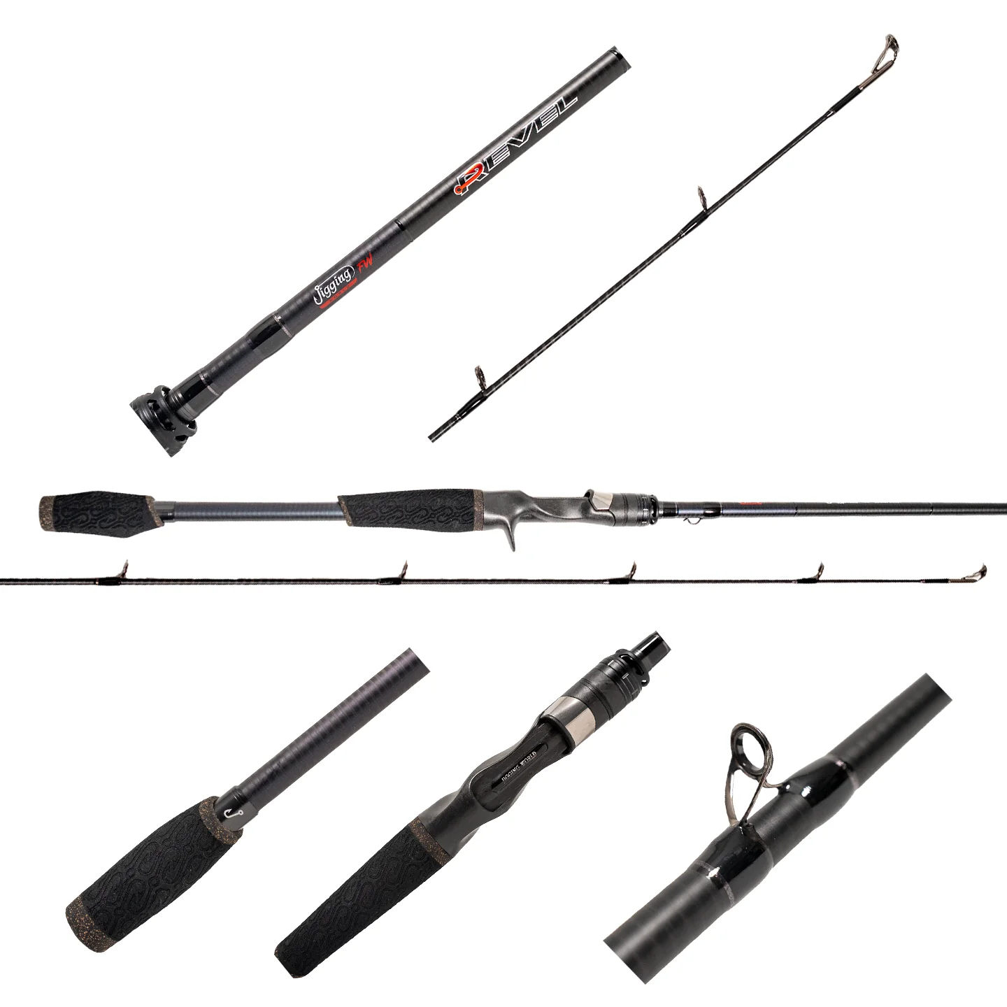 Jigging World Revel Casting Rods