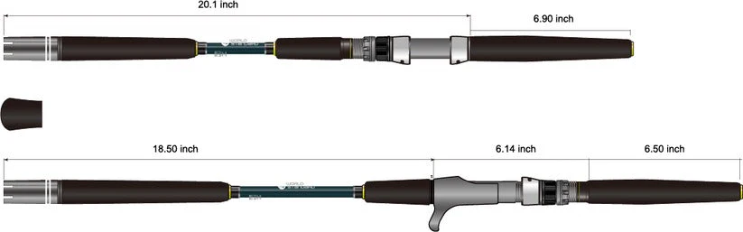 Major Craft Giant Killing PG (Tuna) Jigging Casting Rods - Image 4