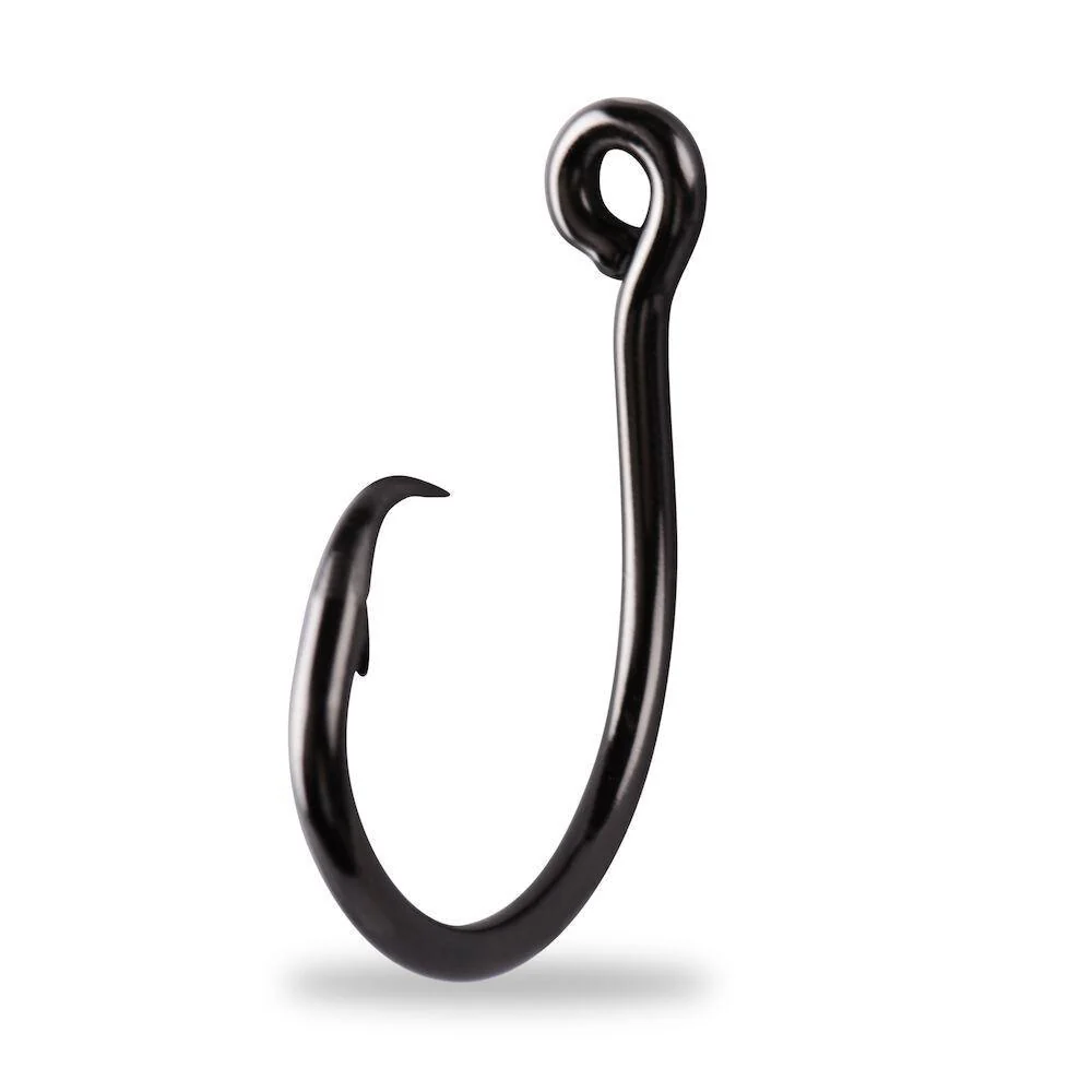 Mustad Demon Perfect Circle In-Line 3X Hooks Black Knickel - Image 2