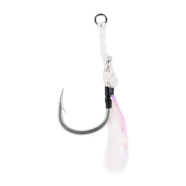 Mustad J-Assist2 Heavy Duty Jigging Assist Rig with White Flash