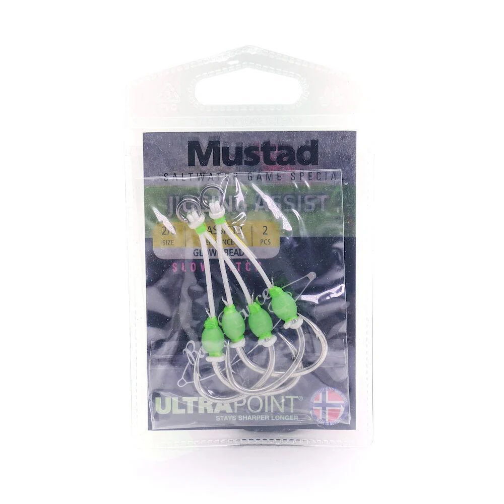Mustad J-Assist3 Slow Pitch Double Jigging Assist Rig - Image 2