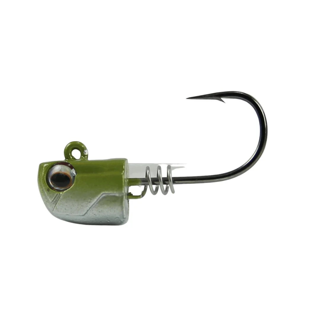 NLBN - No Live Bait Needed Screw Lock Jig Heads for 3" Paddle Tails - Image 2