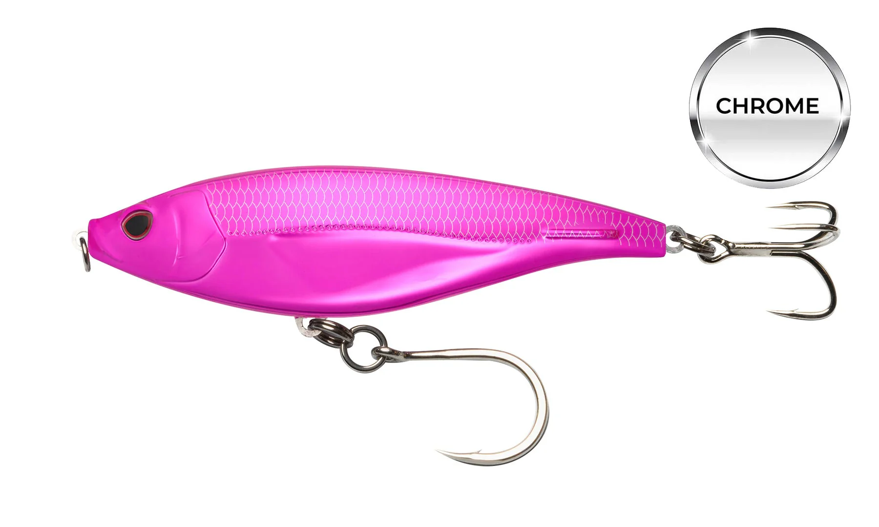 Nomad Madscad 190 AT Chrome Limited Edition Sink 7-1/2" - 7-3/4oz Trolling Lures - Image 3