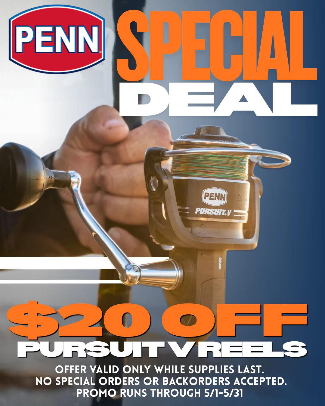 PENN Pursuit V Spinning Reels - Image 2