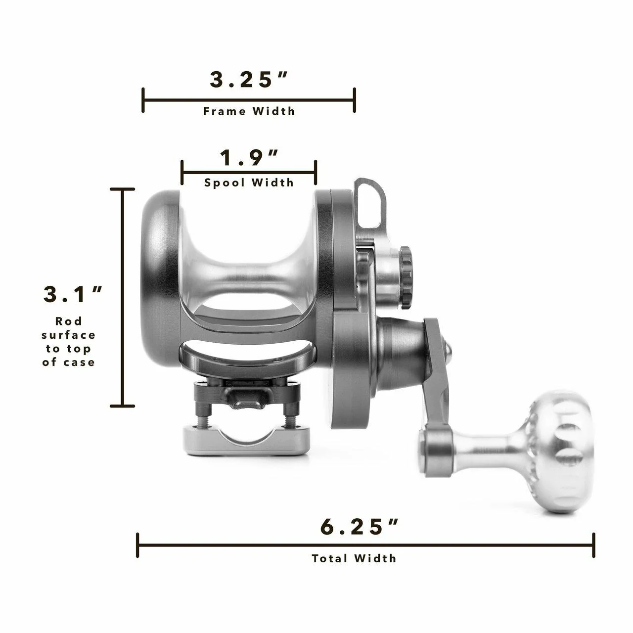 Seigler LG Large Game Lever Drag Reels - Image 7