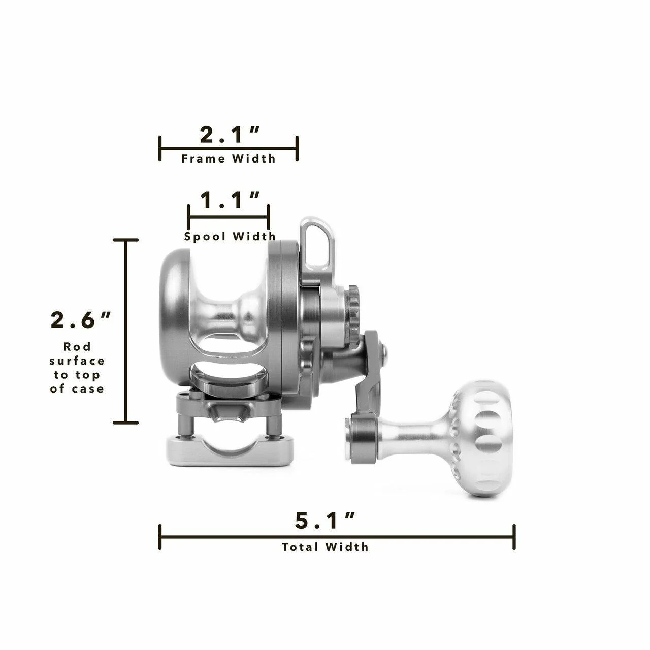 Seigler SGN Small Game Narrow Lever Drag Reels - Image 7