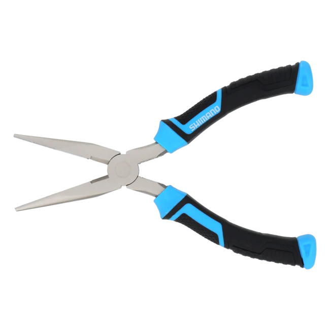 Shimano Brutas Silver Nickel Long Nose Pliers - Image 3