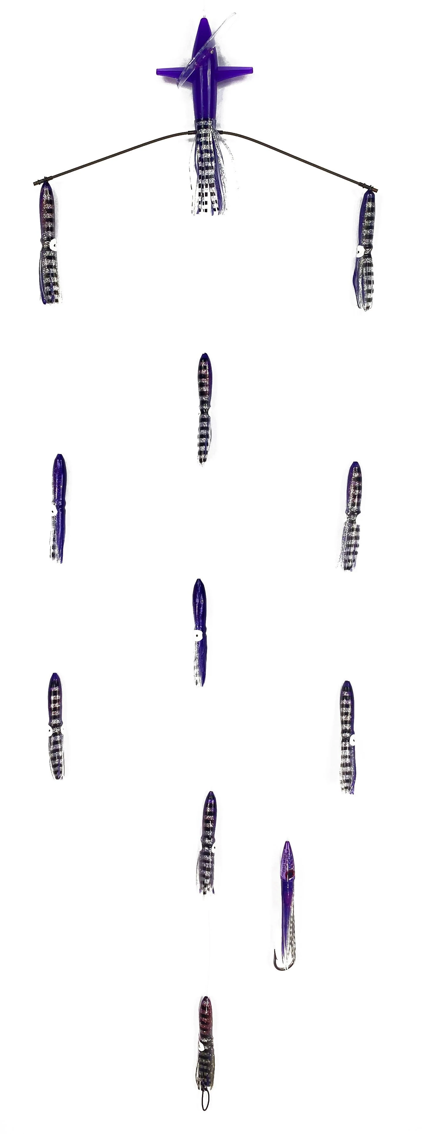 Sterling Tackle 18" Tracker Bar - 6" Bulb Squids - Image 2