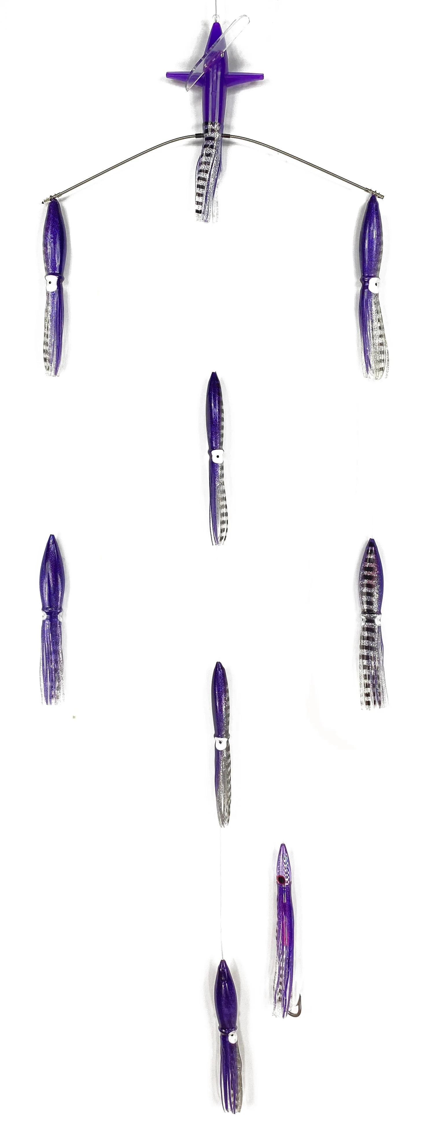 Sterling Tackle 18" Tracker Bar - 9" Bulb Squids - Image 2