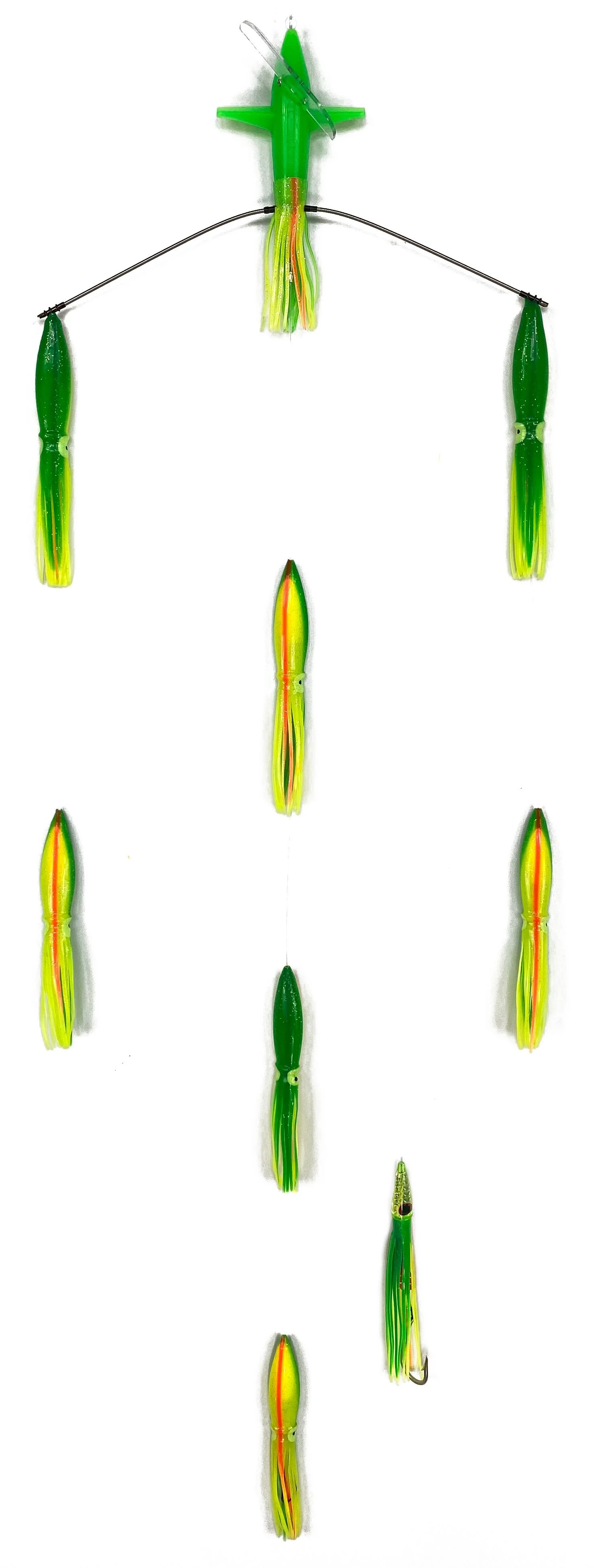 Sterling Tackle 18" Tracker Bar - 9" Bulb Squids - Image 3
