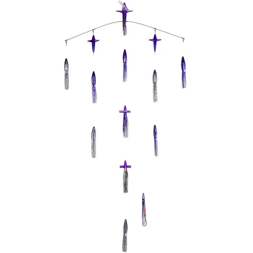 Sterling Tackle 36" Dial Tracker Bar - 6" Bulb Squids - Image 2