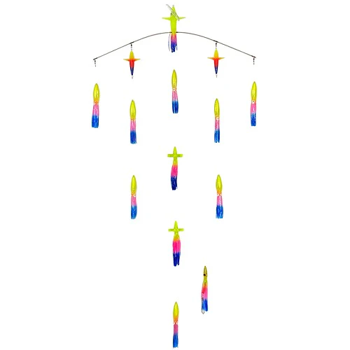 Sterling Tackle 36" Dial Tracker Bar - 6" Bulb Squids - Image 3