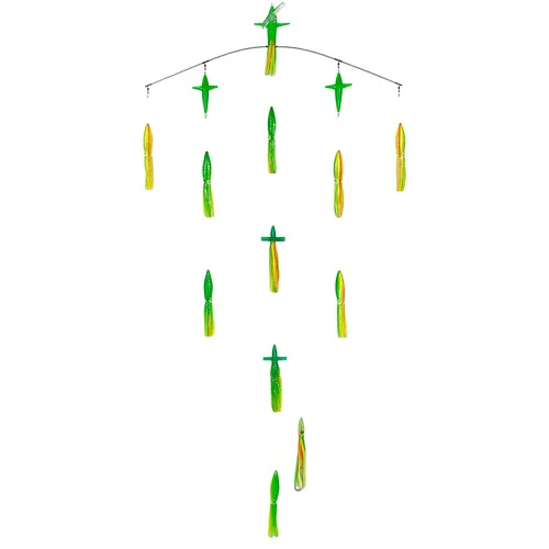 Sterling Tackle 36" Dial Tracker Bar - 6" Bulb Squids - Image 4