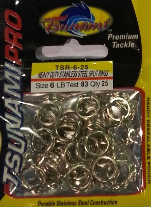 Tsunami Heavy Duty Stainless Steel Split Rings - Image 2
