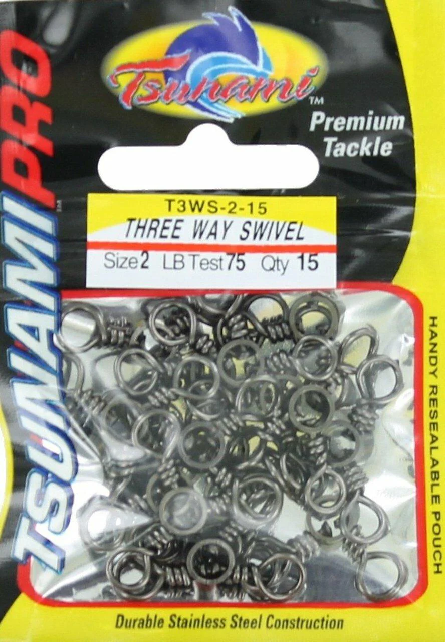 Tsunami Pro Three Way Swivels - Image 3