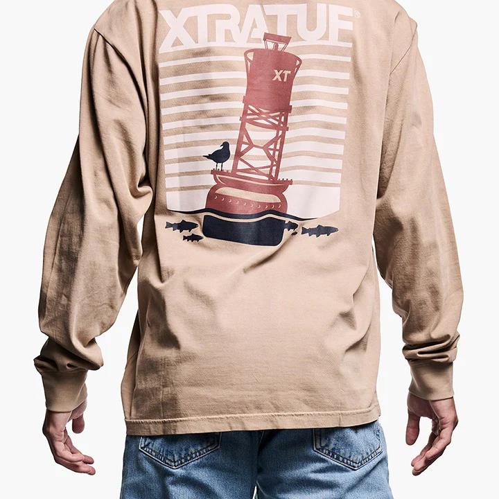 Xtratuf Long Sleeve Tee Silver Mink - Image 2