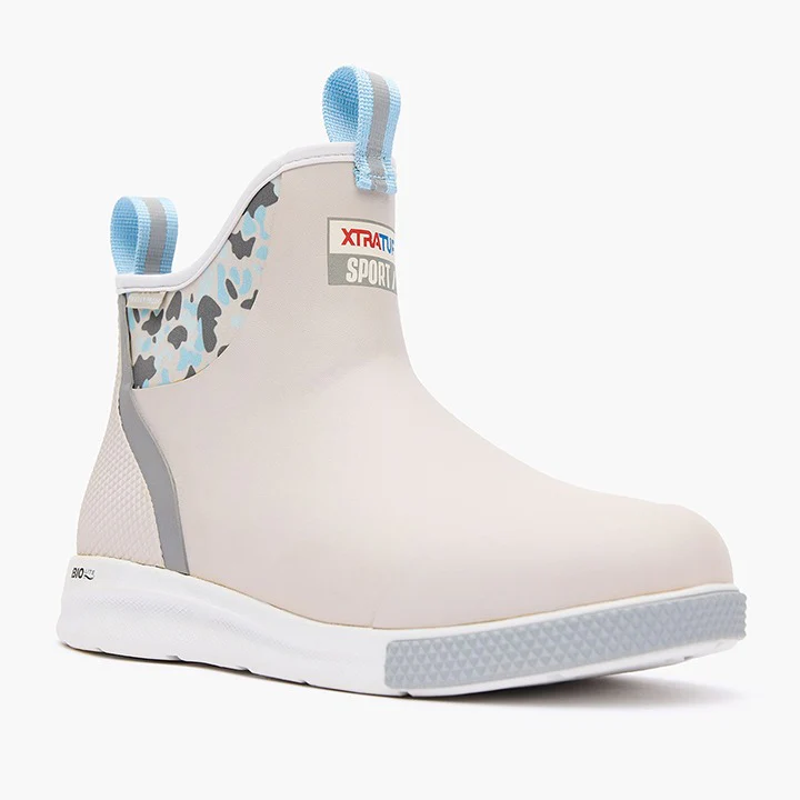 Xtratuf Men's 6" Ankle Deck Boots Duck Camo Grey