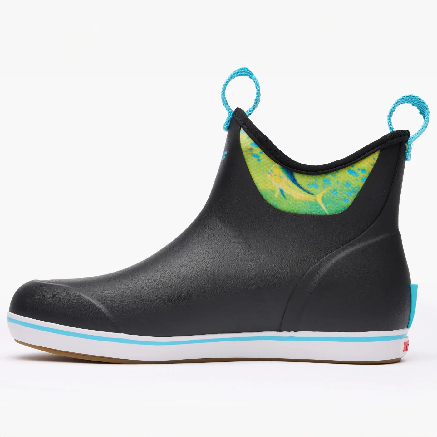 Xtratuf Men's 6" Ankle Deck Boots Guy Harvey Black Mahi - Image 2