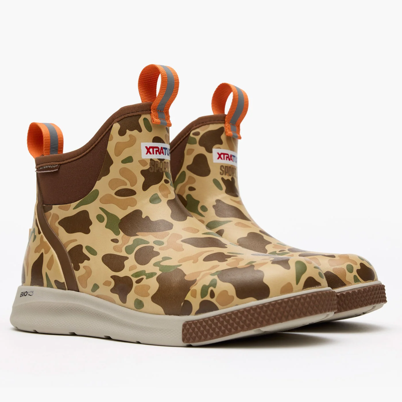 Xtratuf Men's 6" Ankle Deck Sport Boots Duck Camo - Image 2