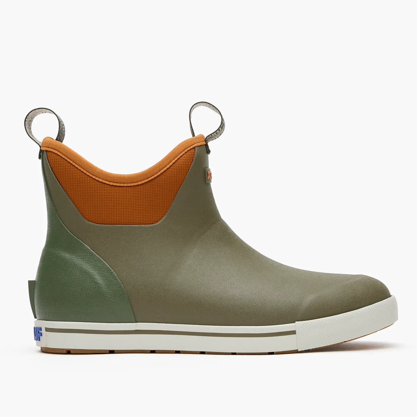 Xtratuf Men's Camp Fleece Lined 6" Ankle Deck Boots Dark Olive Spice - Image 4