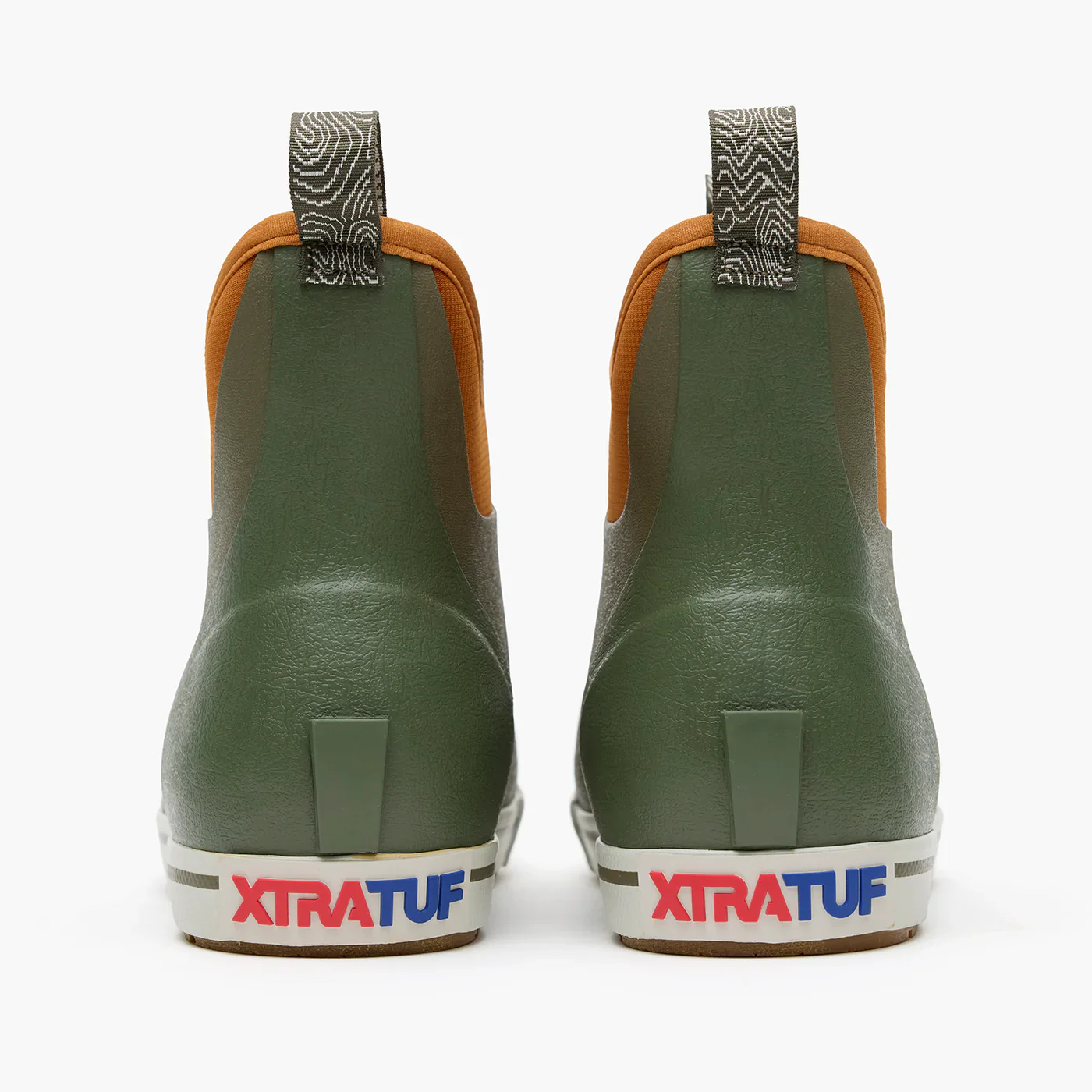 Xtratuf Men's Camp Fleece Lined 6" Ankle Deck Boots Dark Olive Spice - Image 6