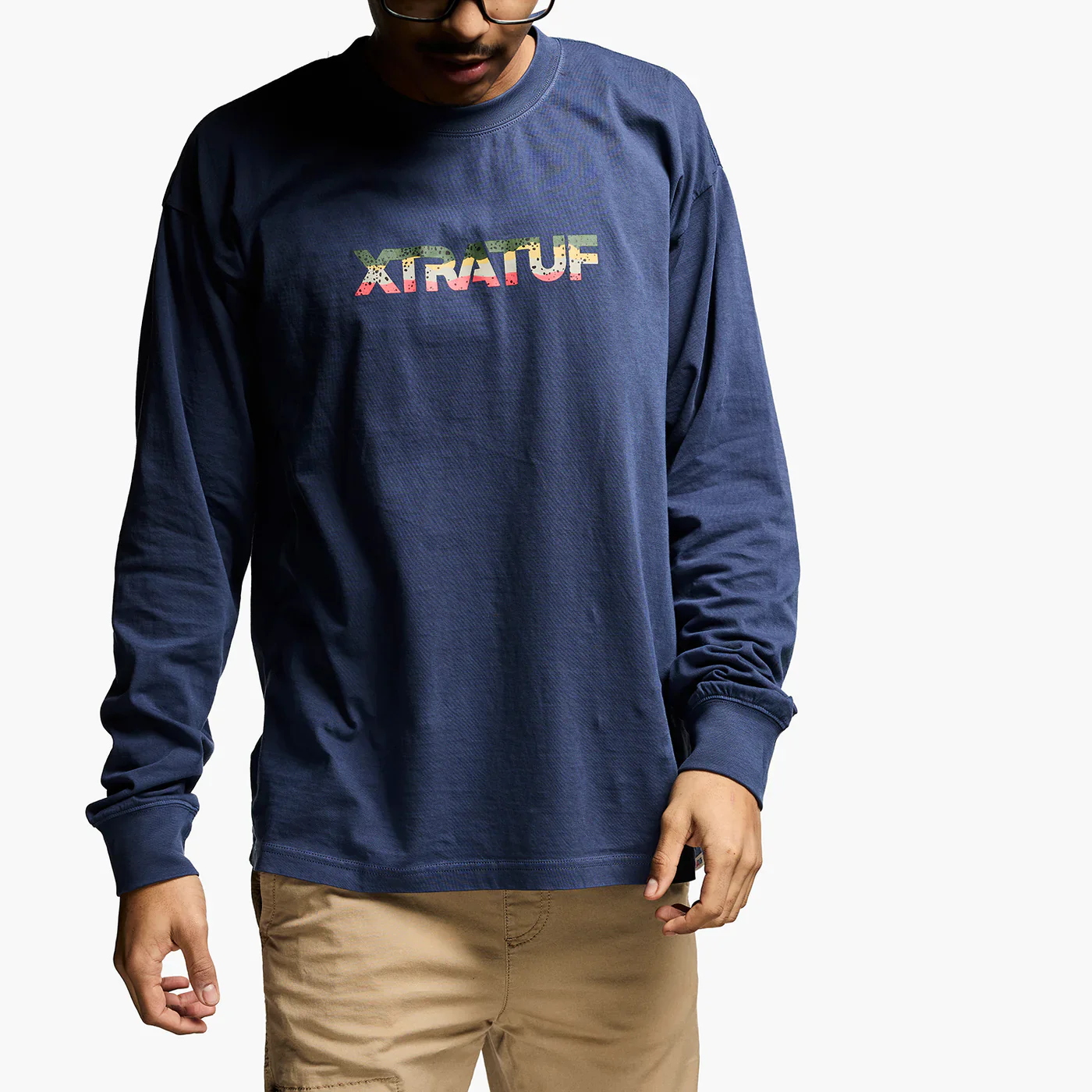 Xtratuf Men's Rugged and Reliable Salmon Long Sleeve Tee - Image 3