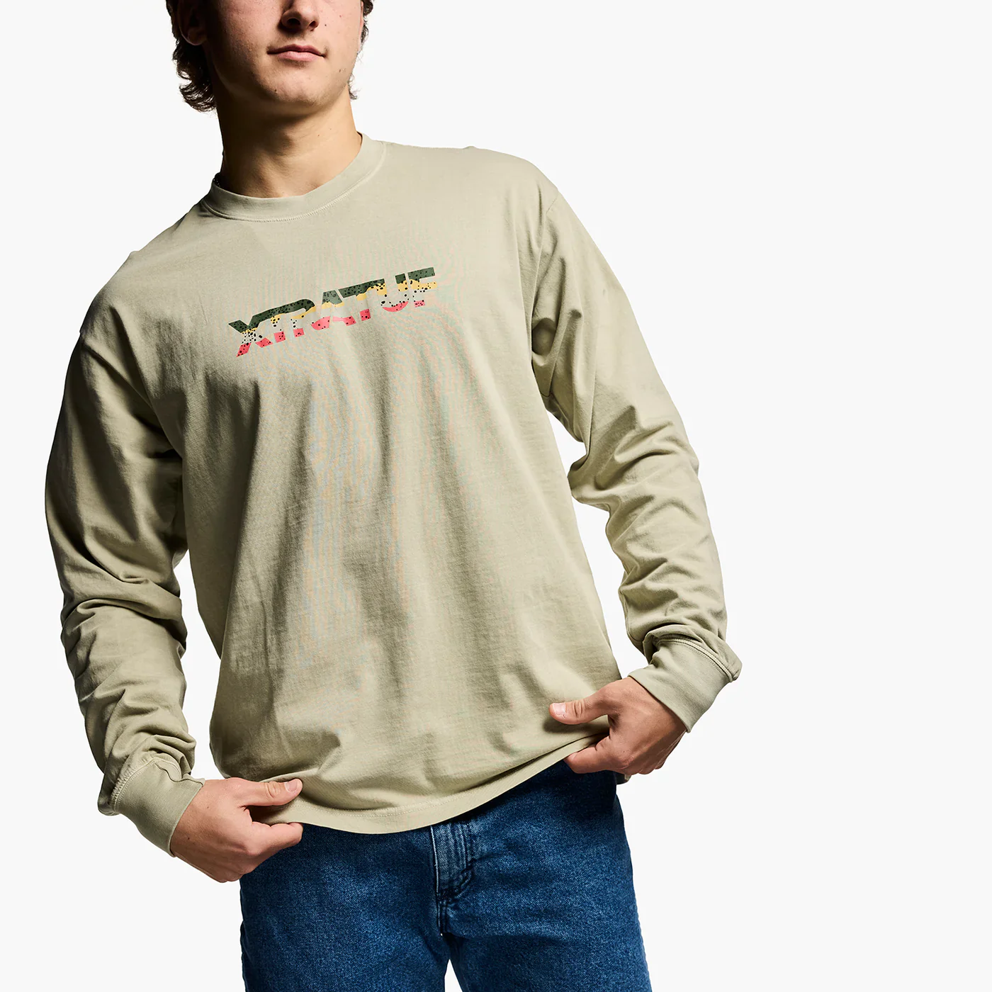 Xtratuf Men's Rugged and Reliable Salmon Long Sleeve Tee - Image 8