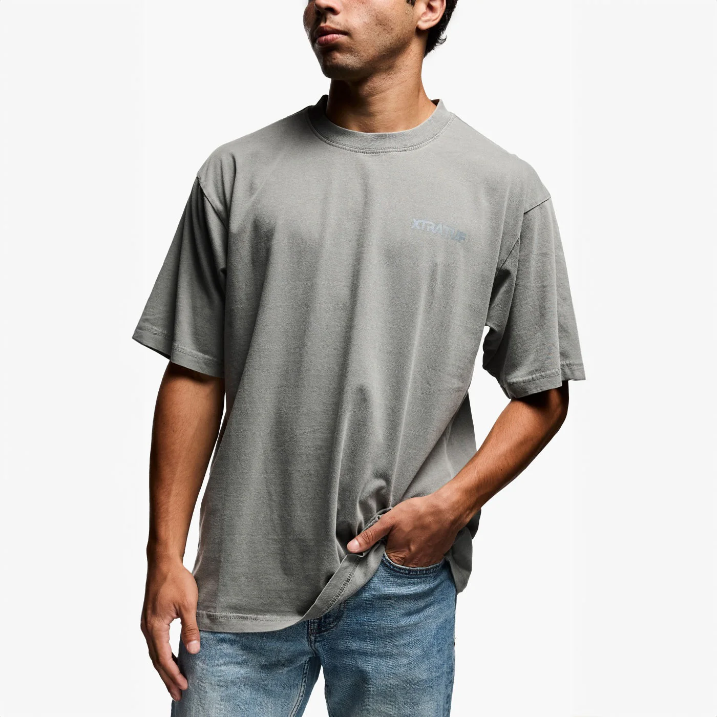 Xtratuf Men's Short Sleeve Tee Ultimate Gray - Image 2