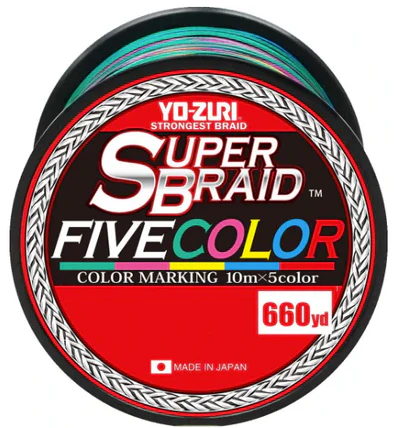 Yo-Zuri Superbraid Braided Line Five Color